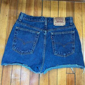 Levi's Blue Jean Shorts